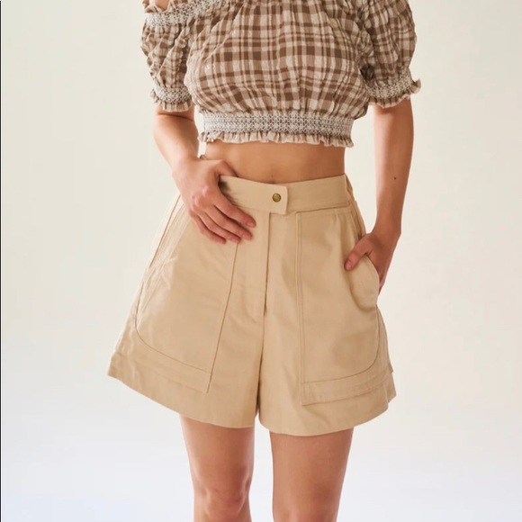 NWT Wray Lake Canvas Shorts, Sand, 3X - Picture 3 of 4